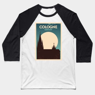 Cologne Poster Design Baseball T-Shirt